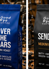 Send It medium roast coffee bag